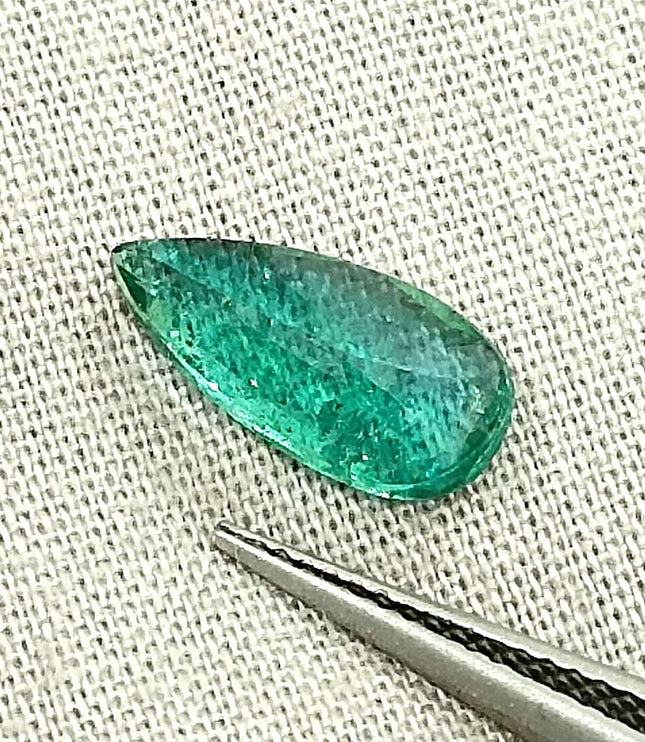 Certified 1.50ct Zambian Natural Emerald Stone