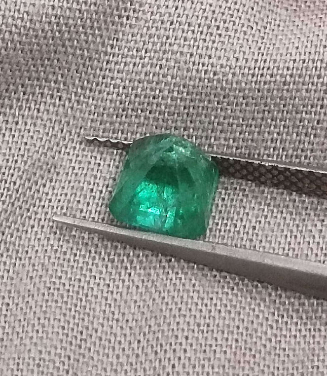 1.46ct Certified Zambian Natural Emerald Stone