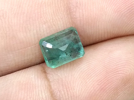 2.93ct Natural Emerald Medium Green Octagon Cut Loose Gemstone