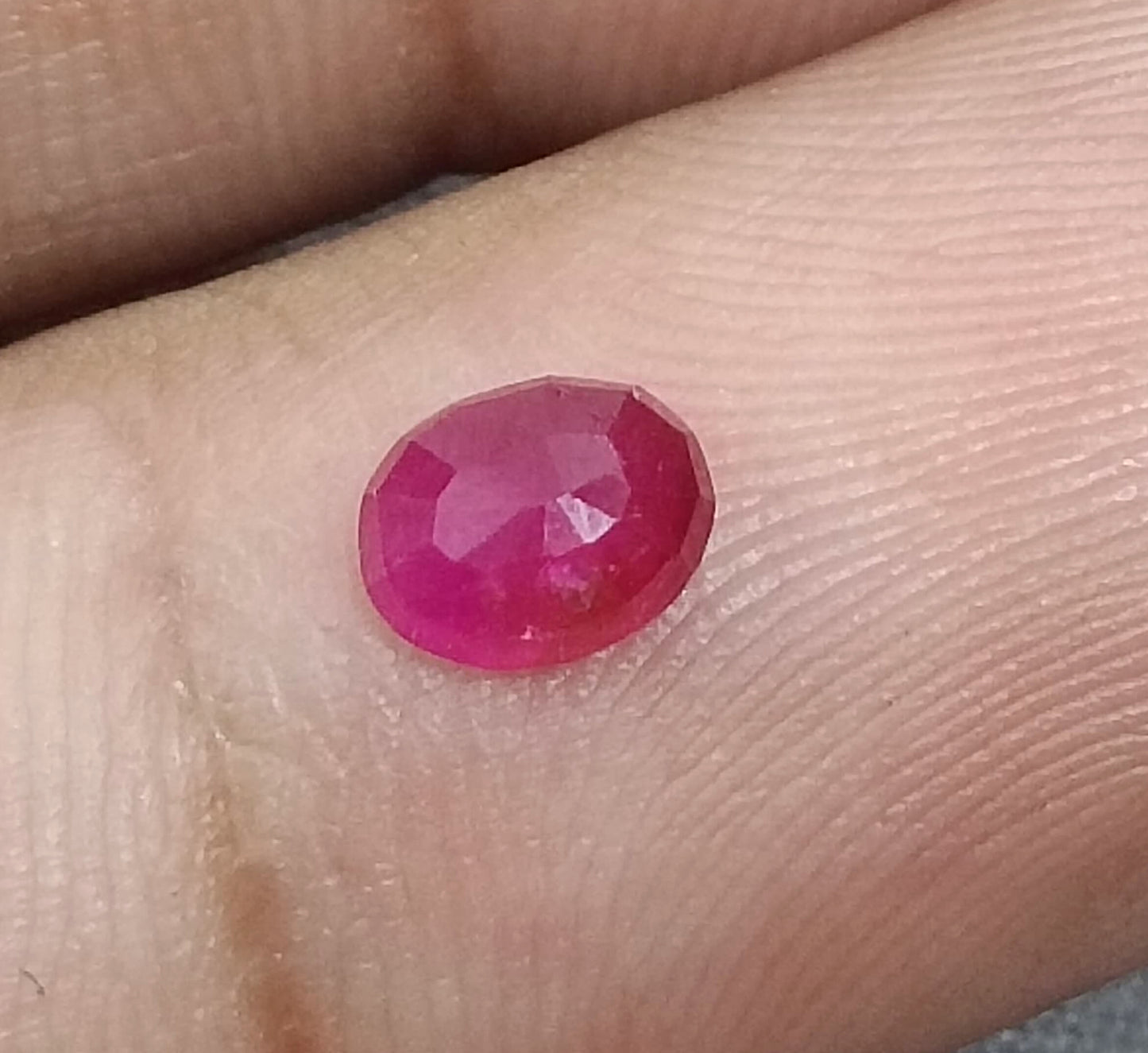 0.71ct Mozambique Ruby, 100% Natural Untreated Gemstone