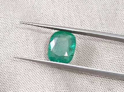 2.95ct Cushion cut Zambian Emerald Natural Cushion Cut Gemstone