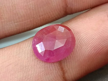 Mozambique Ruby 5.54ct Natural Red Oval Cut Unheated Certified Loose Gemstone