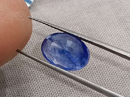 Royal Blue Sapphire 4.01ct Natural Oval Cut Loose Gemstone