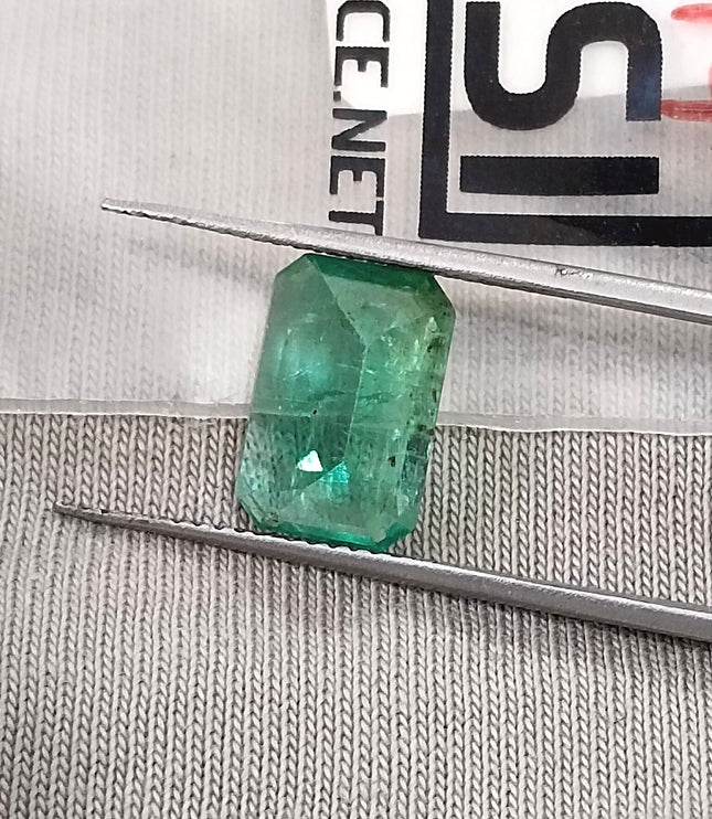 Panjshir Emerald 2.44ct Spring Green  Natural Earth Mined Gemstone