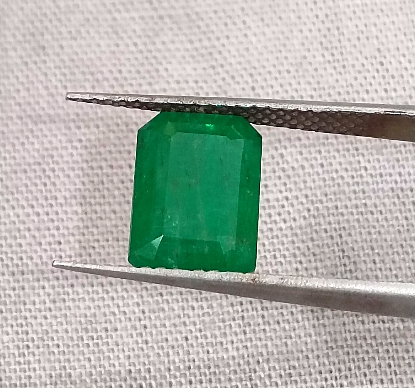 GSI Certified 3.29ct Deep Velvet Green Emerald, Natural Gemstone