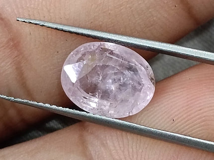 5.17ct Unheated Pink Sapphire Natural Sri Lanka Oval Cut Gemstone