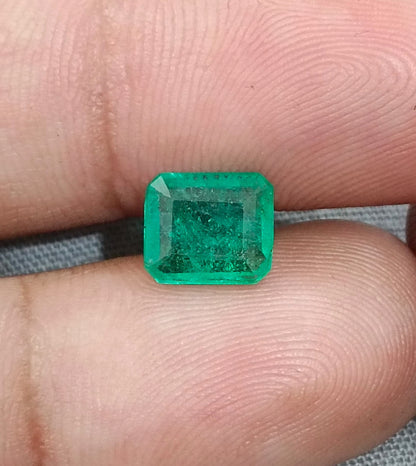 1.75ct Zambian Emerald, 100% Natural Earth Mined Gemstone