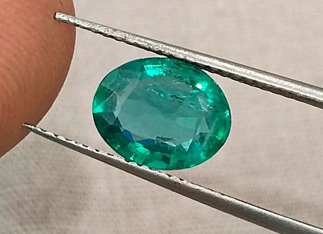 1.70ct Certified  Natural Zambian Emerald Stone
