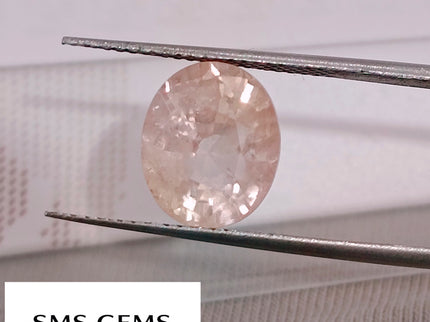 Untreated Padparadscha Sapphire 5.20ct Natural IGI Certified Pinkish Orange Oval Cut Loose Gemstone