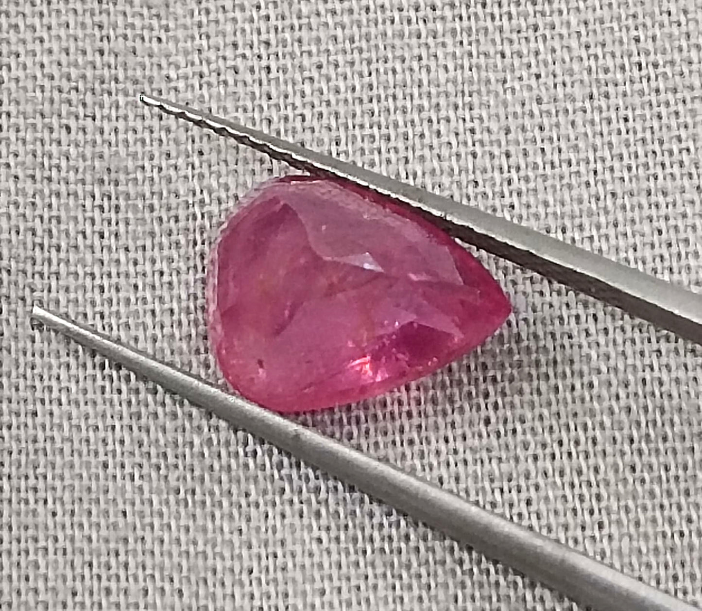 GSI Certified 4.12ct Mozambique Ruby, Natural Untreated Gemstone