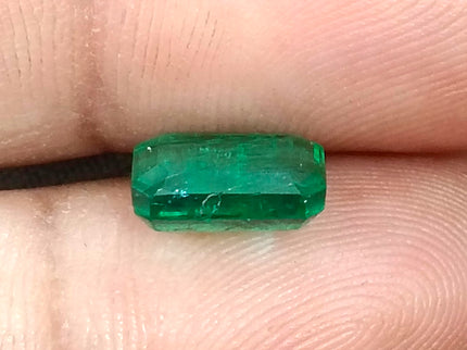 2.53ct Zambian Emerald, Medium Green Octagon Cut Natural Loose Stone