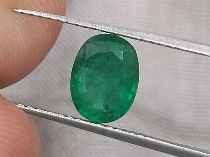 1.33ct Certified Natural Zambian Emerald.