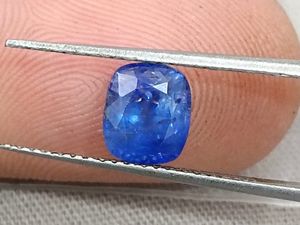 Natural Blue Sapphire 1.63ct Certified Medium Deep Color Sri Lanka Cushion Cut Loose Gemstone
