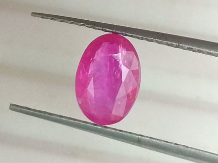 GSI Certified 0.92ct Mozambique Ruby, Natural Untreated Gemstone