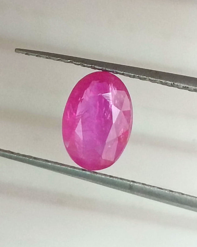 GSI Certified 0.92ct Mozambique Ruby, Natural Untreated Gemstone