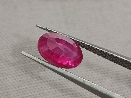 GSI Certified 1.07ct Pigeon Blood Red Ruby, Untreated