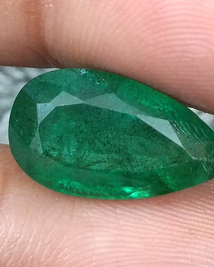 9.61ct Deep Vivid Green Natural Emerald, Earth Mined Gemstone