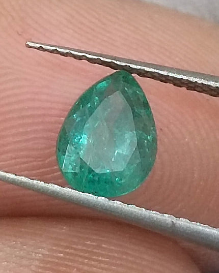 GSI Certified 0.99ct Medium Deep Green Natural Loose Emerald Minor Oiled Loose Gemstone