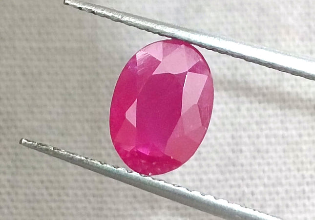 GSI Certified 1.32ct Mozambique Ruby, Natural Untreated