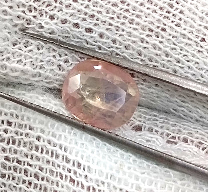 GSI Certified 2.13ct Ceylon Padparadscha Sapphire , 100% Natural Earth Mined Gemstone