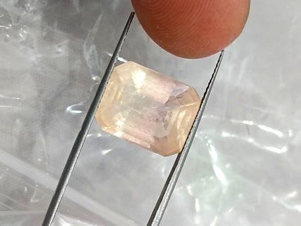 Padparadscha Sapphire 7.96ct Natural Sri Lanka Origin Pinkish Orange Unheated Loose Gemstone