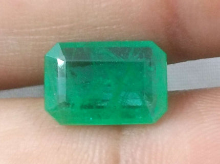2.87ct Certified Zambian Natural Emerald Stone