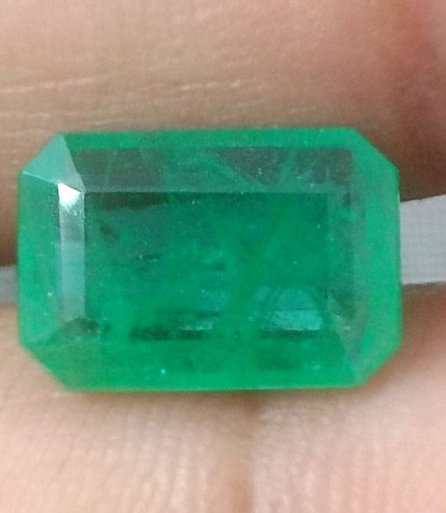 2.87ct Certified Zambian Natural Emerald Stone