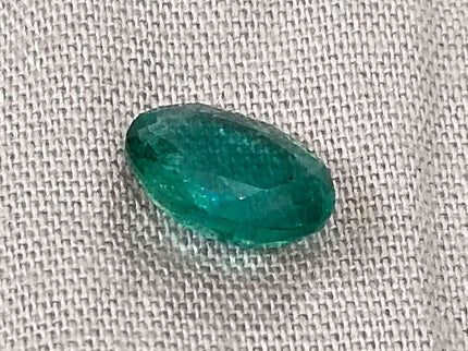 Certified 1.57ct Natural Zambian Emerald Stone