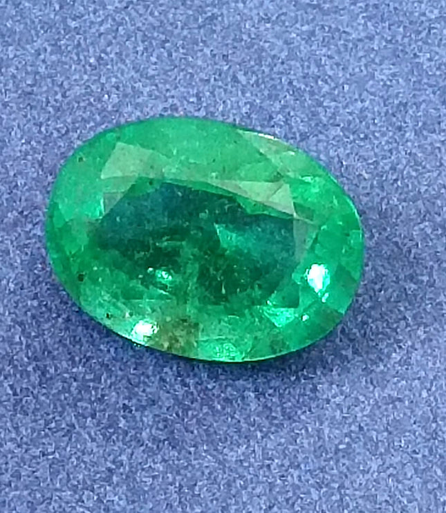 Panjshir Emerald 1.64ct Certified Exceptional luster Water Green Natural Gemstone