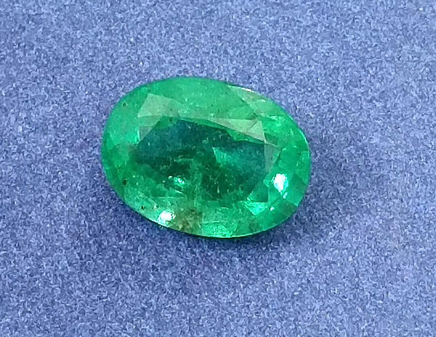 Panjshir Emerald 1.64ct Certified Exceptional luster Water Green Natural Gemstone