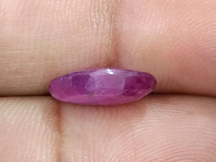 African Ruby 4.73ct Untreated Oval Cut Loose Gemstone