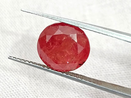 Burmese Ruby 5.00ct Certified Pigeon Blood Red Round Cut Unheated Loose Gemstone