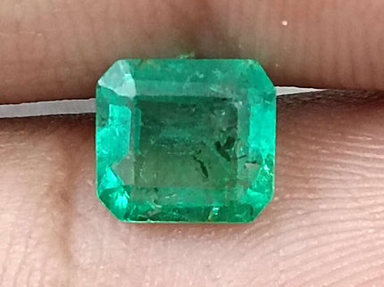 Certified 1.51ct Natural Zambian Emerald Stone