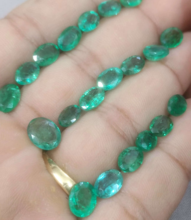 24.31ct Zambian Natural Emerald Parcel.