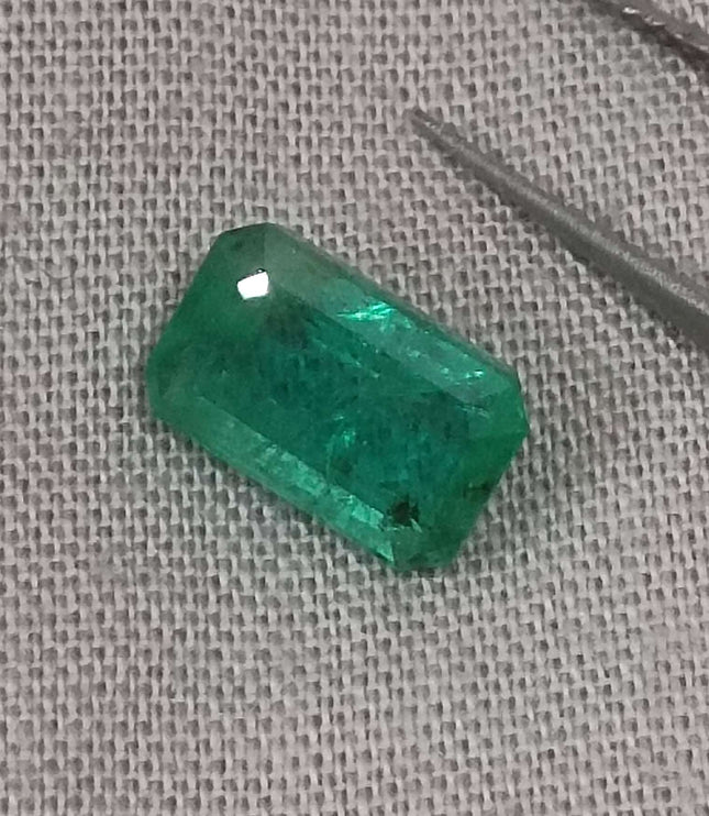 Natural Emerald 1.84ct Certified Zambian Origin Loose Gemstone