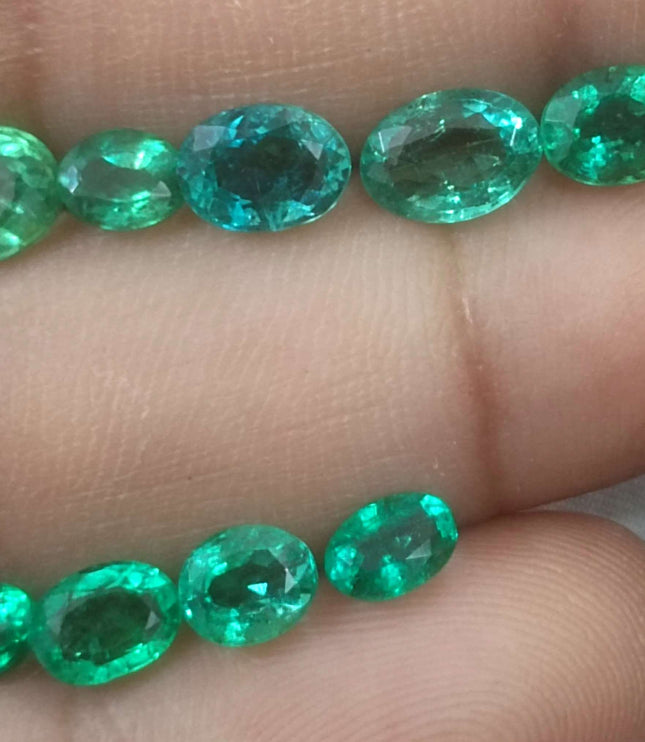 8.40ct Zambian Natural Emerald Parcel