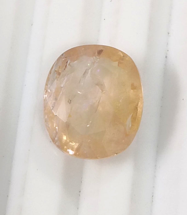 4.63ct Padparadscha Sapphire, Certified Natural Unheated Loose Gemstone