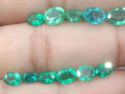 8.40ct Zambian Natural Emerald Parcel