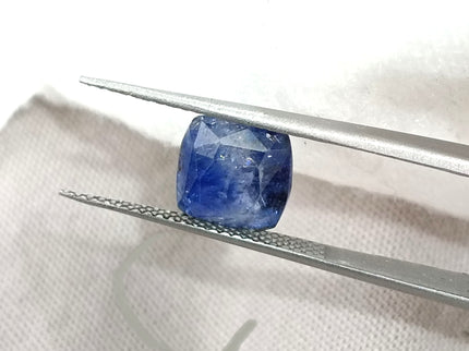 3.44ct Certified  Blue Ceylon Sapphire, Natural Only Heat Earth Mined Gemstone.