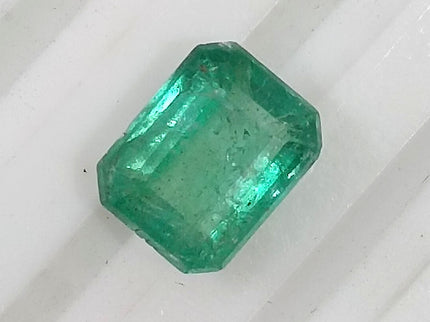 Panjshir Emerald 1.33ct Certified Natural Emerald cut Minor Oiled Loose Gemstone