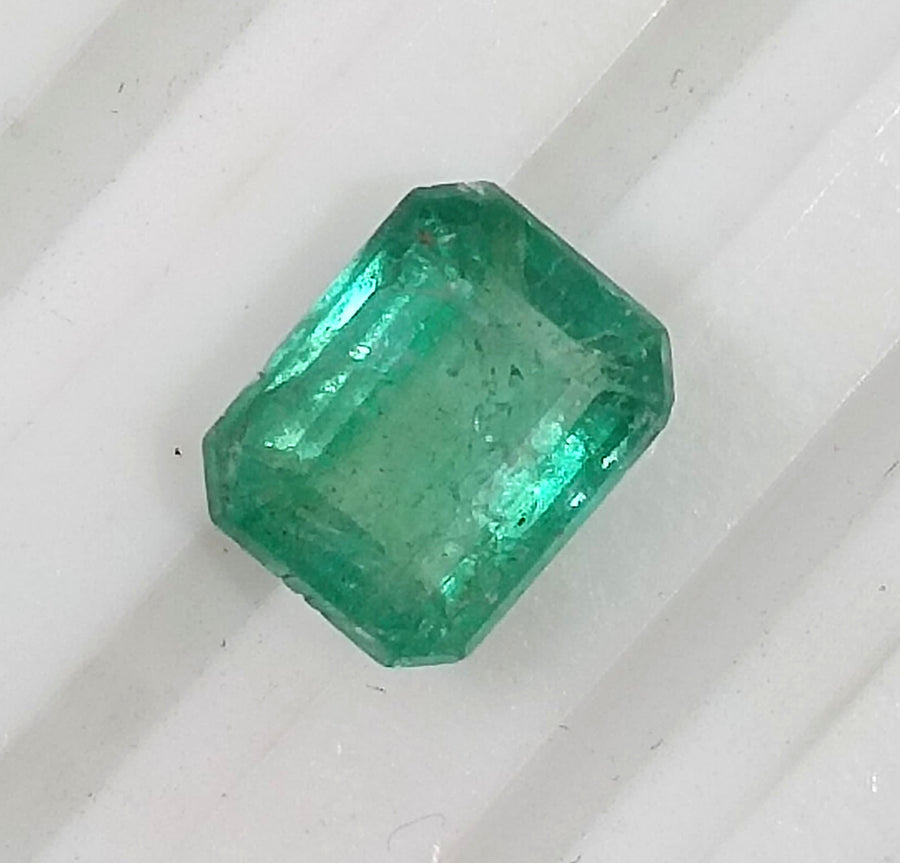 Panjshir Emerald 1.33ct Certified Natural Emerald cut Minor Oiled Loose Gemstone