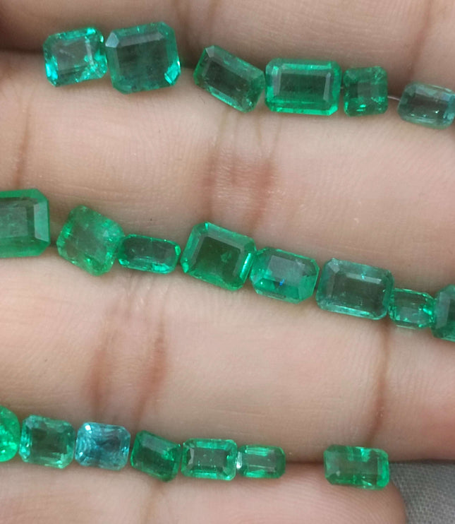 20.64ct Zambian Natural Emerald Parcel