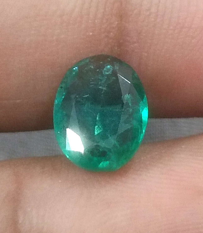 2.41ct Certified Natural Zambian Emerald.