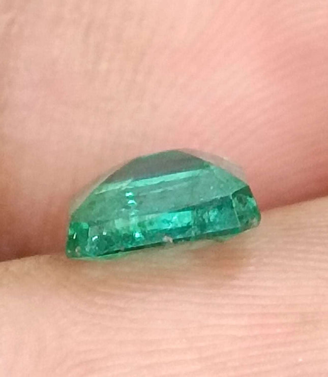 1.38ct Natural Zambian Emerald GSI Certified