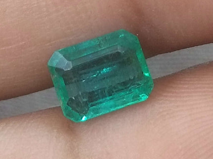 Zambian Emerald 1.39ct Natural Medium Green Loose Gemstone