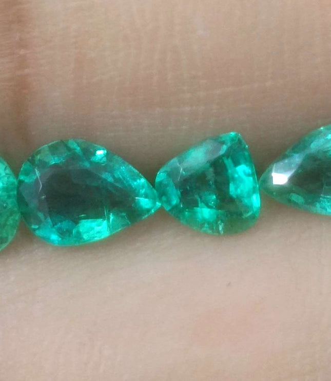 4.10ct Zambian Natural Emerald Parcel