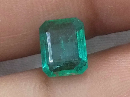 Zambian Emerald 1.39ct Natural Medium Green Loose Gemstone