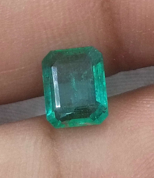 Zambian Emerald 1.39ct Natural Medium Green Loose Gemstone