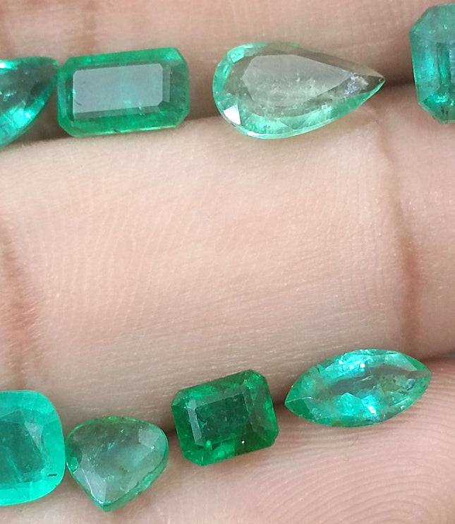 9.00ct Natural Zambian Emerald Parcel.