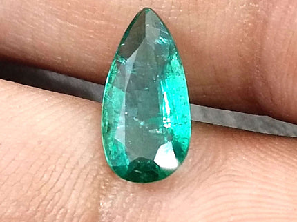 Certified 1.50ct Zambian Natural Emerald Stone